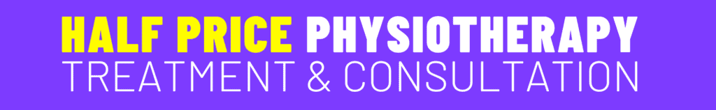 Half price physiotherapy banner2